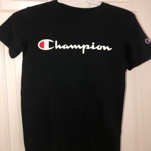 Black Champion T shirt
